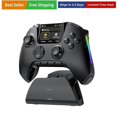Interactive Screen Wireless Gaming Controller for PC/Switch/Switch 2/iOS/Andr...