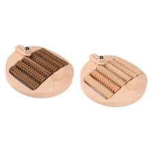 Wooden Under Desk Feet Massage Massage Tool Adjustable Portable 22.5x7.3cm 6