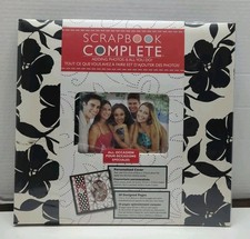 Scrapbook Album Complete 12x12 Tapestry By Gibson Black White Red All Occasion