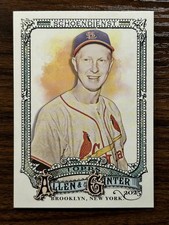2025 Topps Allen & Ginter Red Schoendienst Cardinals Base High Number SP #304
