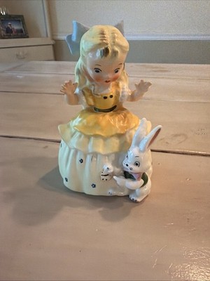 Vintage 1956 Napco Alice in Wonderland Rabbit  Japan