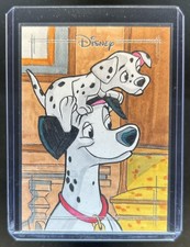 Marketplace image: 2026 Topps Chrome Disney One Hundred and Dalmatians Art Sketch JJ Auto #1/1