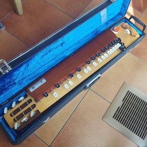 【AS-IS】Taishok oto  Japanese Harp Koto  with case Used From JAPAN