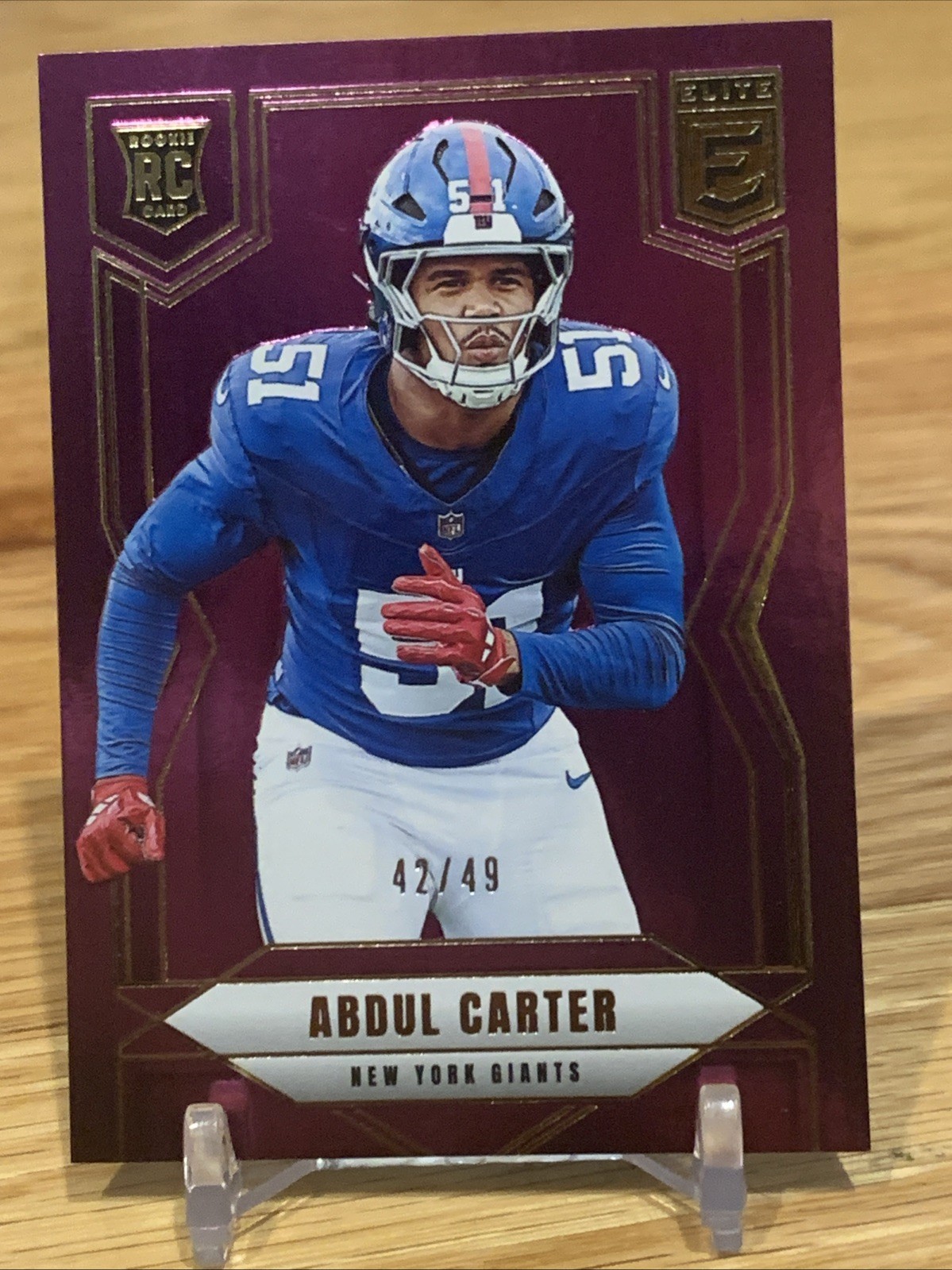 2025 Panini Donruss Elite - Rookies Abdul Carter #111 Aspirations /49 (RC)