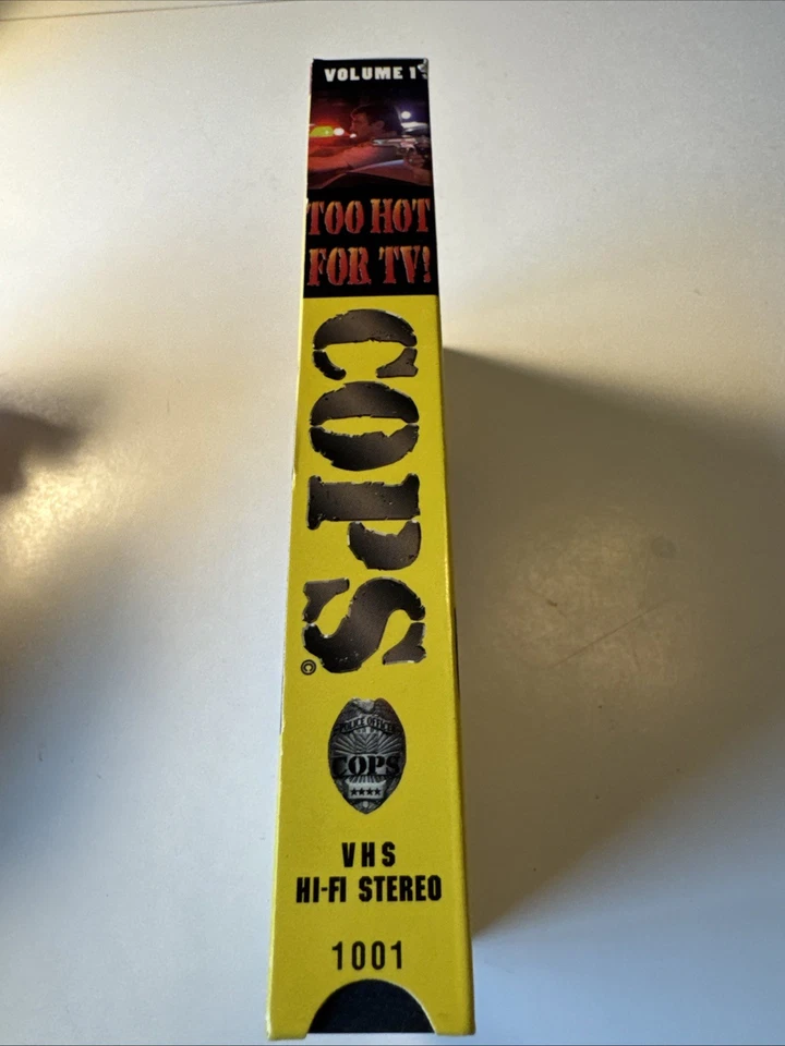 COPS - Too Hot for TV (VHS) Live Law Enforcement 1996 NICE - Image 2 of 4