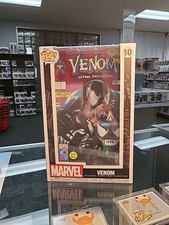 Funko Pop! Comic Book Cover with Case: Marvel Venom Glows GITD Exclusive #10 