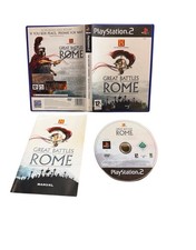 THE HISTORY CHANNEL GREAT BATTLES ROME PS2 PLAYSTATION 2  ITALIANO COME NUOVO 