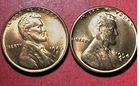1945S & 1954S US Choice/GEM Uncirculated LINCOLN Cent "FULL RED" San Francisco!