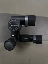 NEEWER 3 Way Geared Tripod Head with 360  Panoramic Arca QR Plate, Millimeter Mi