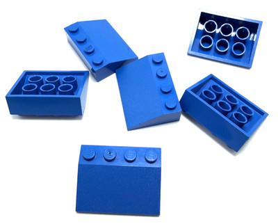 LEGO 3297 Blue Slope 33 3 x 4 (x6)