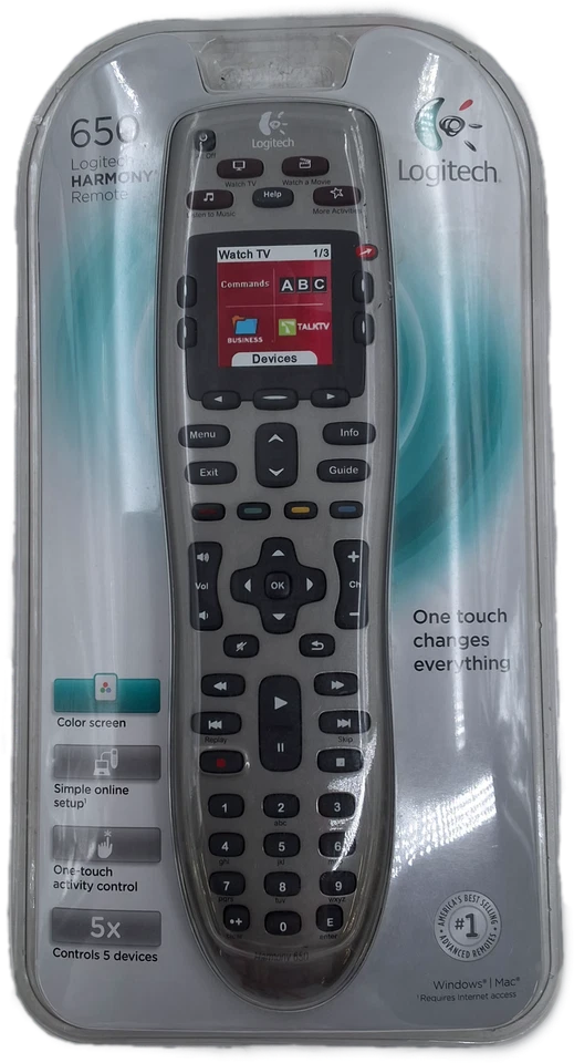 Logitech Harmony 650 Universal Remote  - Image 2 of 4