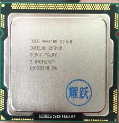   Xeon X3460 SLBJK 2.8GHz quad core LGA 1156 Processor CPU *wq