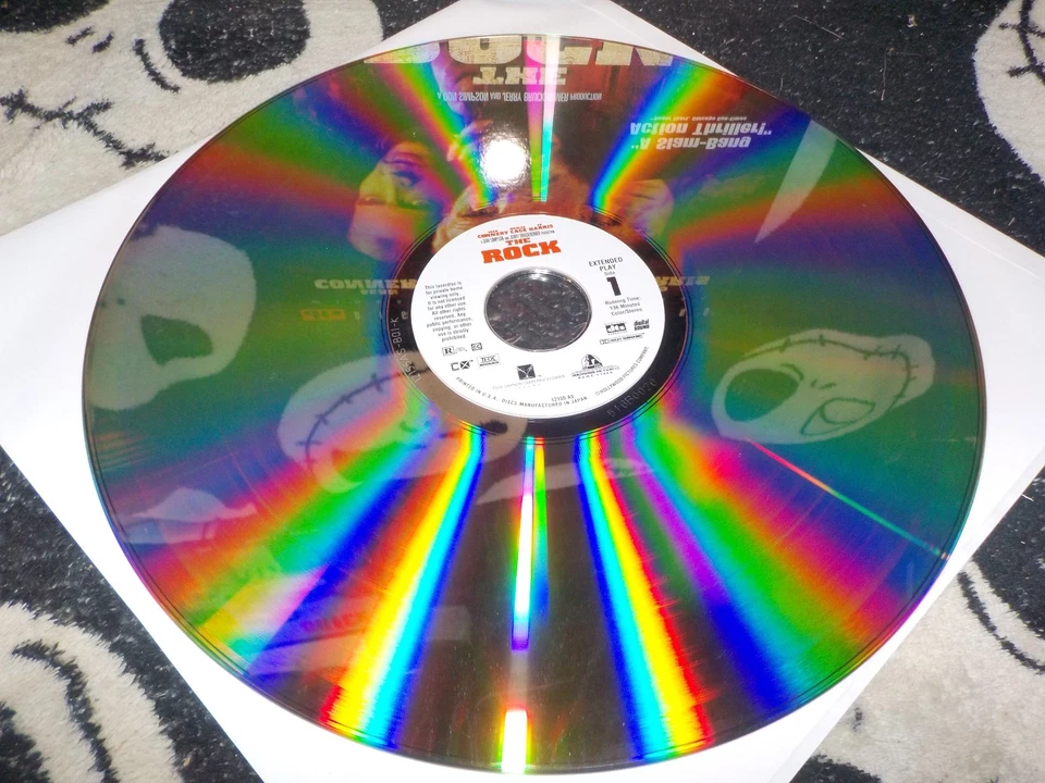 Рок DTS широкоэкранный лазерный диск LD Шон Коннери Николас Кейдж Бесплатная доставка - Изображение 4 из 4