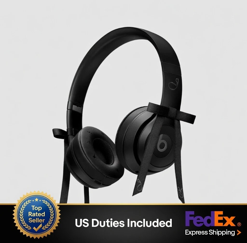 Beats Solo 4 Wireless On Ear Headphone Jennie Special Edition Onyx