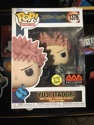 Funko Pop Jujutsu Kaisen - Yuji Itadori (AAA Anime Exclusive) (GITD) #1376
