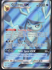 Glaceon GX (Full Art) Holo Ultra Rare SM - Ultra Prism 141/156 NM