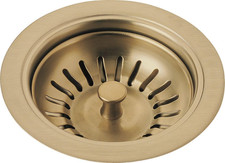 72010-CZ Champagne Bronze Kitchen Sink Drain Flange Strainer 3.5" 304 Stainless