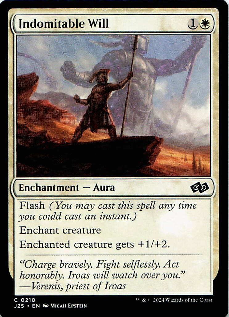 Indomitable Will - Foundations Jumpstart - MTG - Regular
