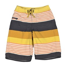 Patagonia Boys Wavefarer Boardshorts Size 10 UPF 50 Retro Striped Water Sports
