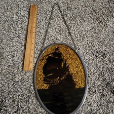 Suncatcher Nautical Sailing Ship Window Decor. Hanging 9-7/8" X 7-1/4"