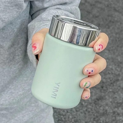 Mini Edelstahl Thermosbecher Trinkgefäß Vakuum isoliert 230ml tragbar