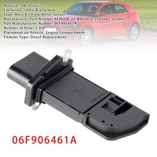Mass Air Flow Meter Sensor For Audi A4 B7 S3 TT VW Golf GTI 2.0T 06F906461A