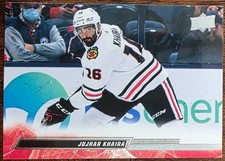 2022-23 UPPER DECK SERIES 1 JUJHAR KHAIRA CHICAGO BLACKHAWKS CARD #39 NM/MT