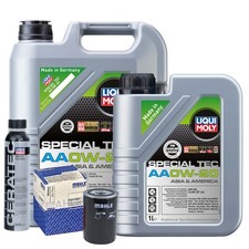 Motoröl 0W20 LIQUI MOLY Special Tec Aa 6L+MAHLE Ölfilter +Cera Tec