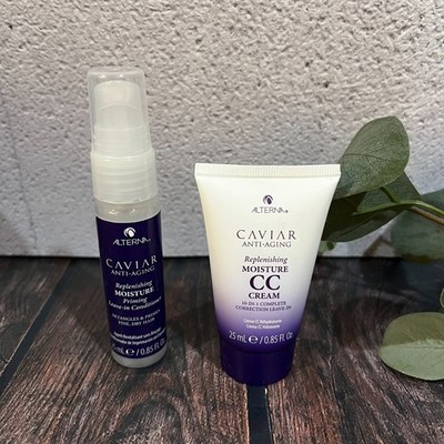 Lot of 2 Alterna CAVIAR ANTI AGING Leave In Conditioner & Moisture CC Cream
