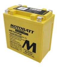 MotoBatt MBTX16U 19Ah 250 CCA AGM Powersports Battery replaces YTX16 YTX16-BS