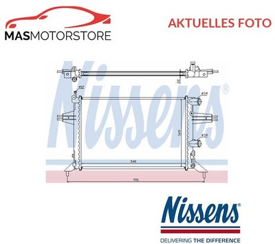 KÜHLER WASSERKÜHLER MOTORKÜHLER NISSENS 63016 P FÜR VAUXHALL ASTRA IV 1.2L