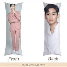KDrama Kim Soo Hyun Full Body Pillow Case - 2 Different pictures! Double Sided p