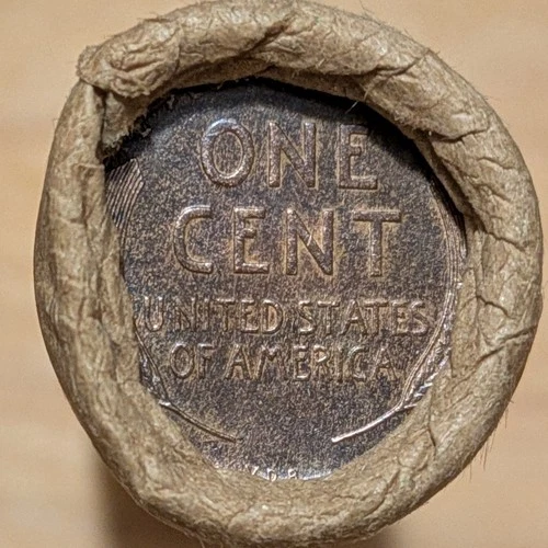 OLD BANK ROLL~UNSEARCHED~INDIAN ENDS 1880-XF? (BETTER DATE) & 1909-? VDB-(AU?)