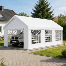 Carport Garagenzelt Gartenschuppen Auto Schutz Unterstand mobiles Lager 3 × 6 m