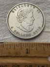 2014 CANADIAN SILVER MAPLE LEAF BULLION COIN ROYAL CANADA MINT 5 DOLLARS