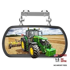 Universal Magnetic Tractor Mirror, Stainless Steel Rear and Side Mirror for