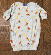 Vintage 90s Disney Winnie the Pooh Infant Unisex Sleep Sack Layette One Size