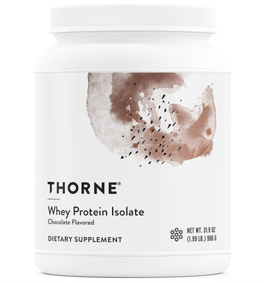 Thorne Whey Protein Isolate, Chocolate, 30 Servings