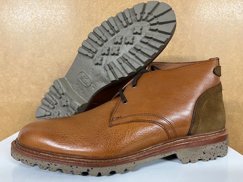 NEW Allen Edmonds Discovery Chukka Leather Cognac Tan Brown Boots sz 10.5 D 3914 - Picture 2 of 12