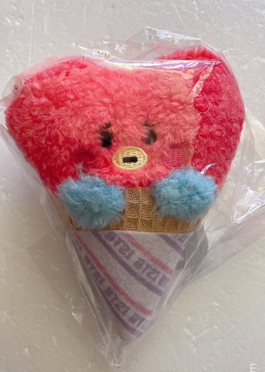 BTS BT21 Ice Cream Plush Mascot Keychain Set Of 7