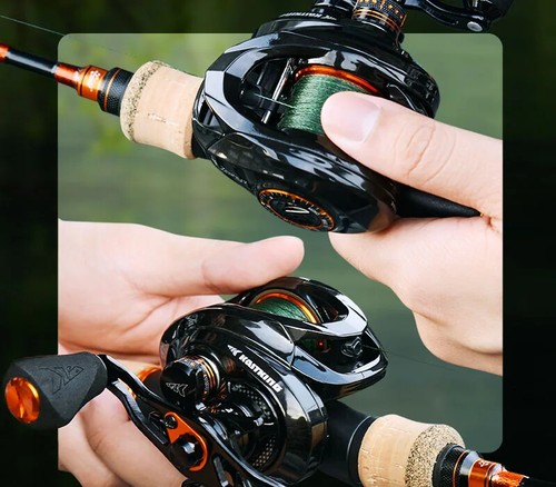 Finesse System Baitcasting Fishing Reel 4.5KG 7 Ball Bearings 7.2:1 Gear Ratio - Picture 20 of 21