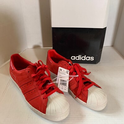 Adidas superstar 80s rouge outlet