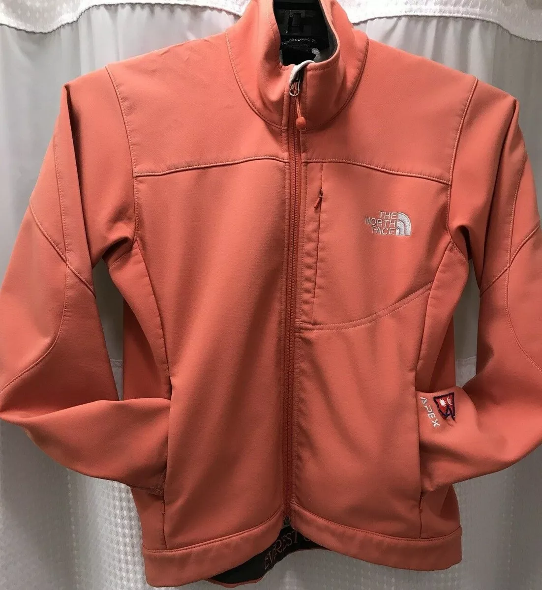 The North Face Womens M L 7 Summits Project 2006 Apex Everest Peach Jacket