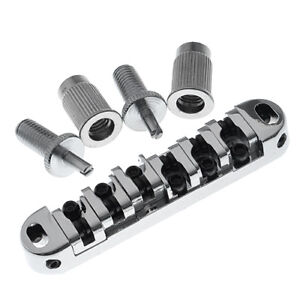 Set Sechs Qualität Gitarre Roller Sättel in Chrom Schwarz oder Gold