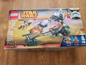 LEGO Star Wars Ezra's Speeder Bike 75090 100% Complete w/ Manual and Box