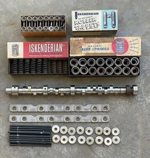 🔥Isky Iskenderian Pontiac 55-1964 Roller Cam Lifters Springs Pushrods Rev Kit🔥