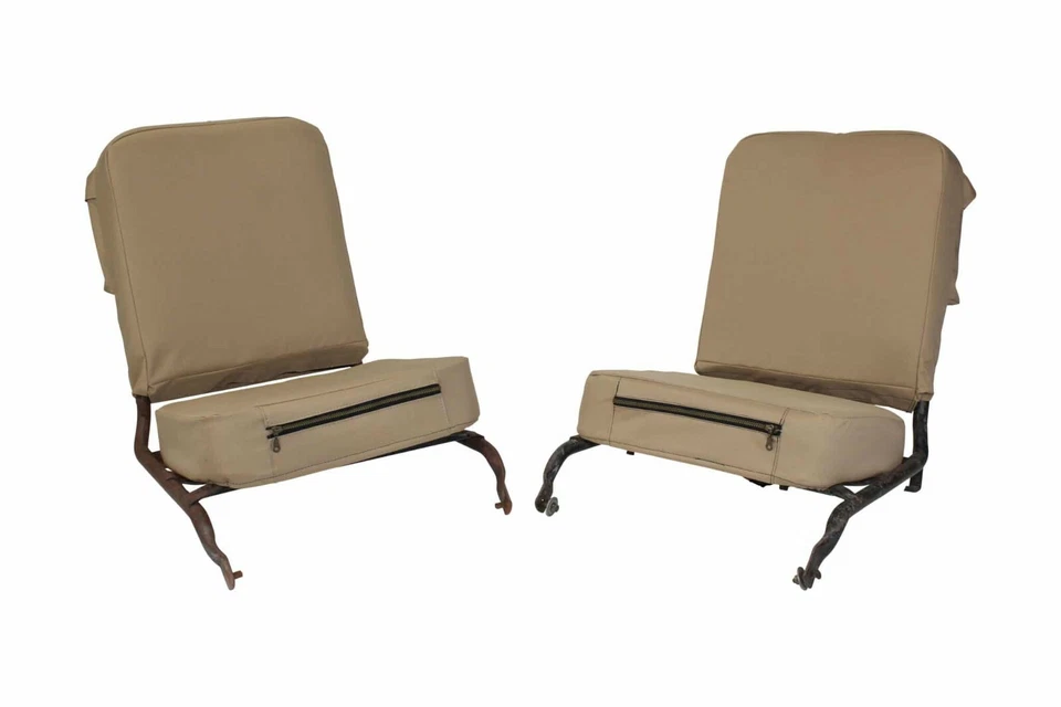 2 fundas de asiento para sombrilla/espuma Jeep Willys CJ2A Cj3A CJ3B Foto 2 de 4