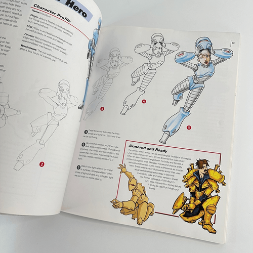 Superhero Madness Drawing book by David Okum-Heroes and Villains (Paperback) - Picture 2 of 10