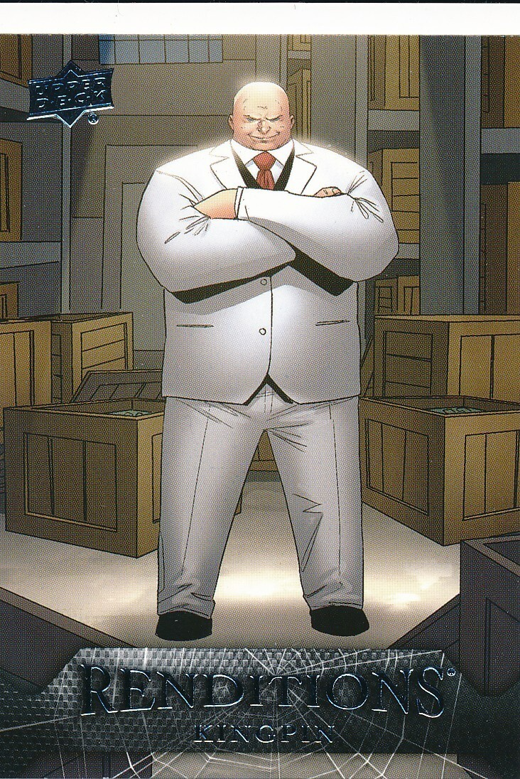 #56 KINGPIN 2024 Upper Deck Marvel Renditions Spider-Man