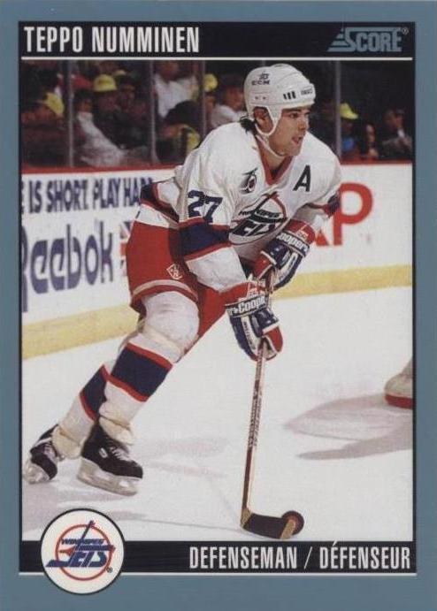 1992-93 Score Canadian - Teppo Numminen #102 - 1 of 1